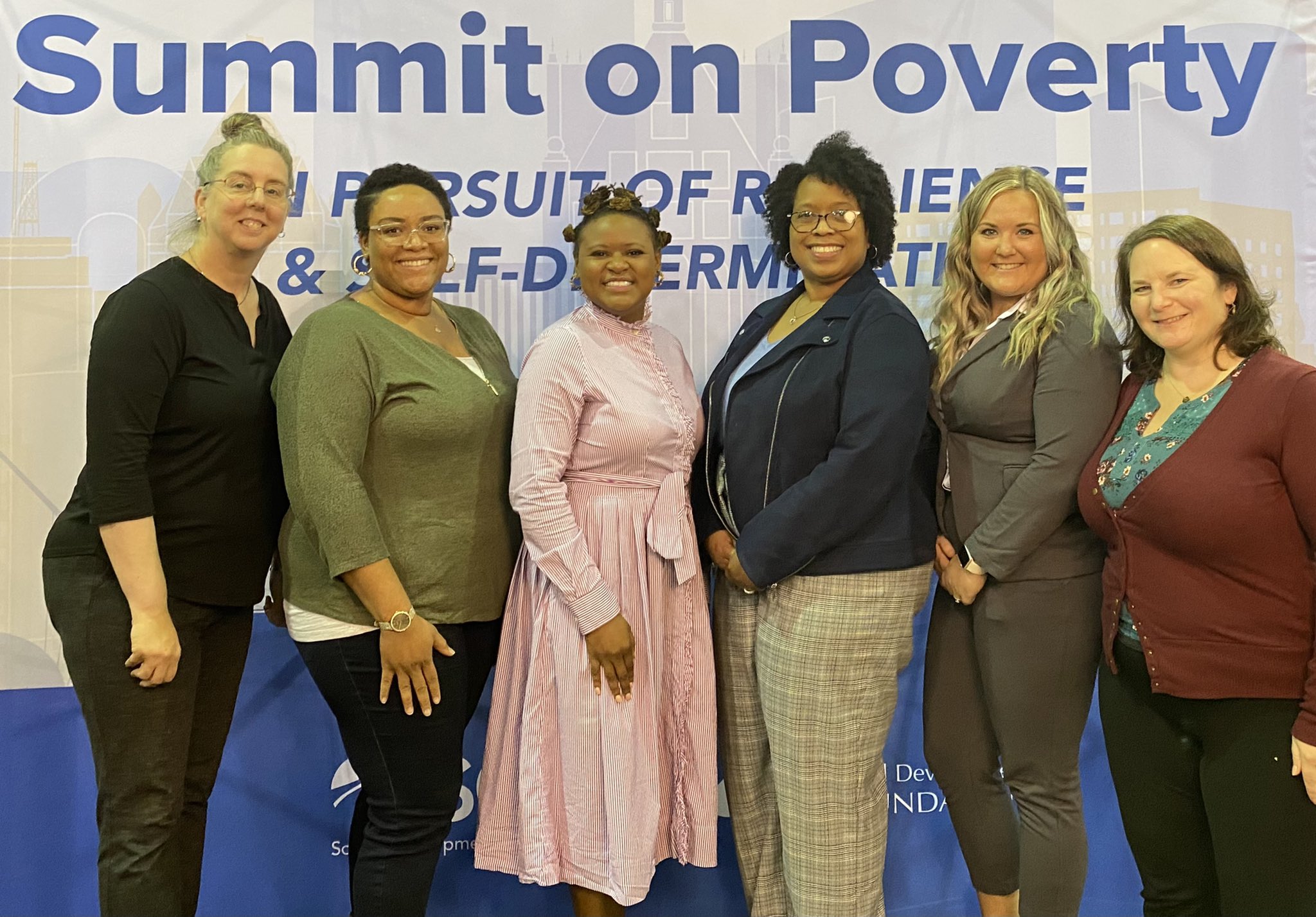 Kristin with keynote speaker Georgia State Rep. Park Cannon at the 2022 Summit on Poverty in Milwaukee, where Milwaukee County was a sponsor.